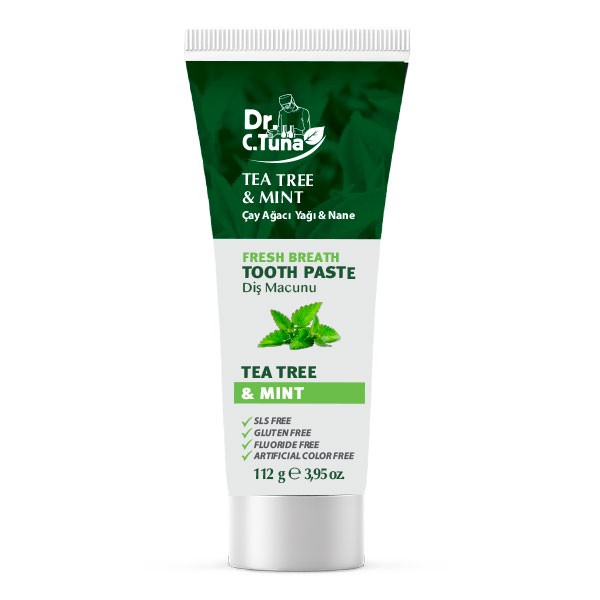 DR C TUNA DENTIFRICE TEA TREE et MENTHE 112GR